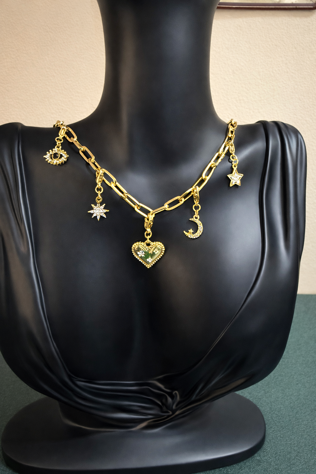 Cosmic Dainty Charm Necklace