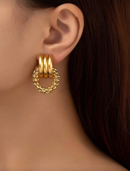 Golden Orbit Earrings
