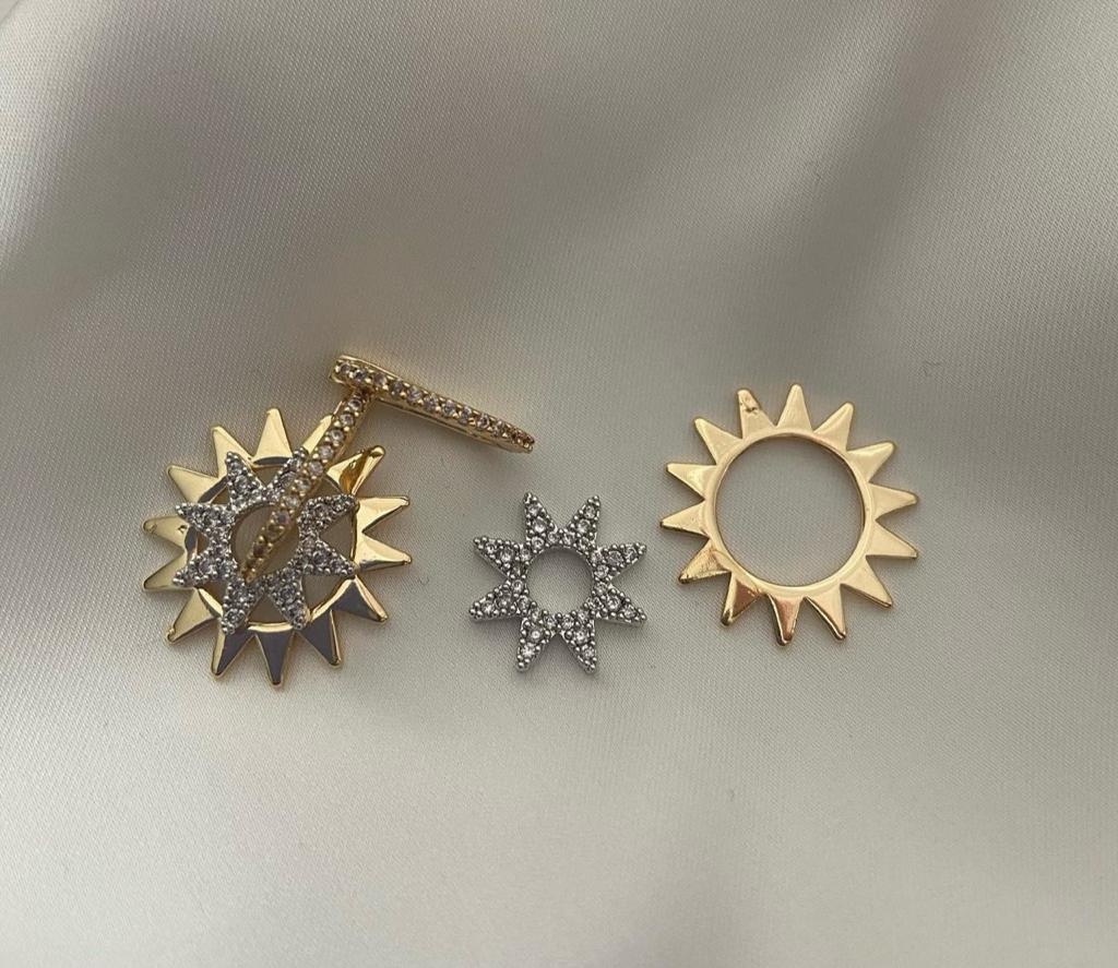 Sun Shaped Earrings