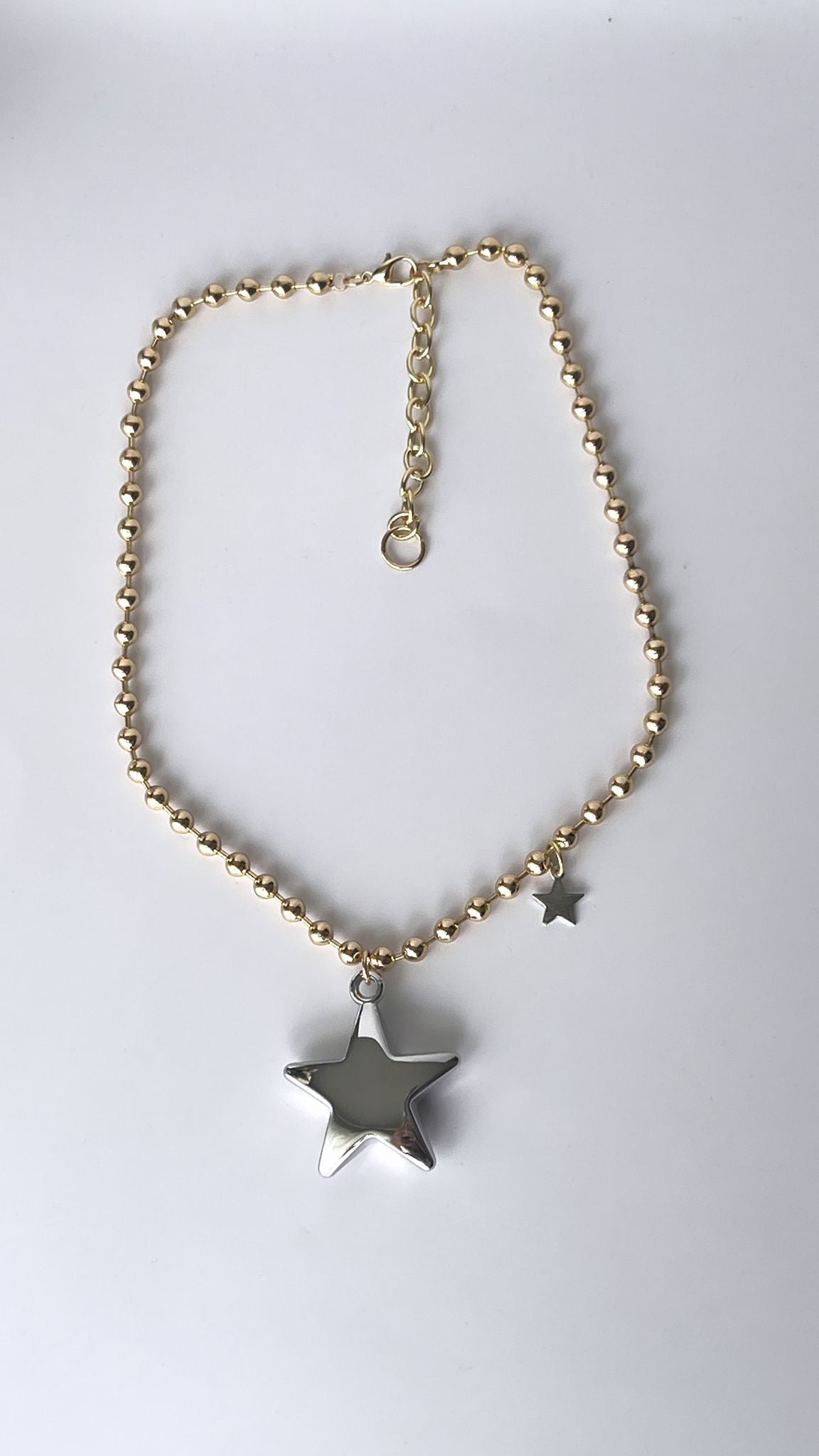 Starlight gold chain necklace